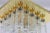 Large Brass Crystal Glass Chandelier from Limburg, Germany, 1960s For Sale - Image 4 of 8