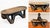 Vintage African Wood Figure Holding a Wood Tray, 13.25” Long For Sale - Image 6 of 6