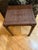 Vintage Mahogany Color Wicker End Tables, a Pair For Sale - Image 4 of 4