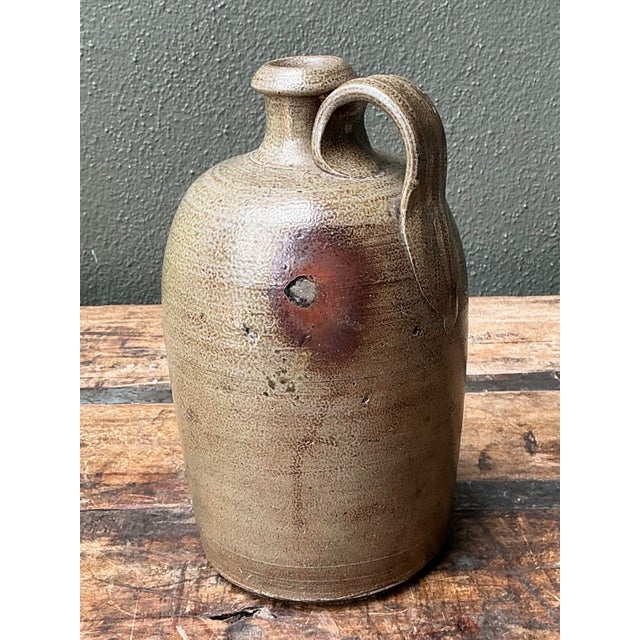 Ceramic Antique Glazed Ceramic Jug For Sale - Image 7 of 12