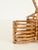 1970s French Riviera Bottle Rack in Curved Bamboo and Wicker, Italy, 1970s For Sale - Image 5 of 11