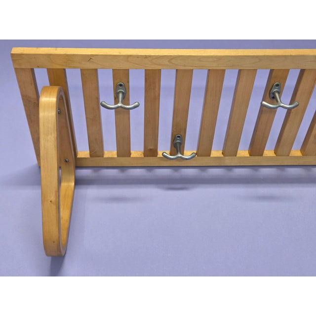 Wood Coat Rack by Alvar Aalto for Artek, 1940s, Set of 2 For Sale - Image 7 of 18