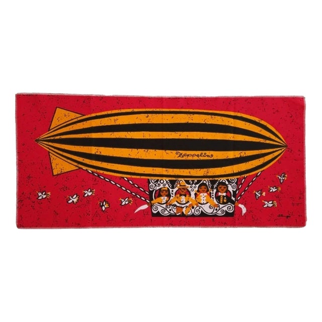 Mid-Century German Pop Art Screen Printed Wall Hanging by Traute Sänger, 1970s For Sale