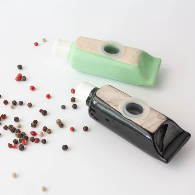 Paint Tubes Salt and Pepper Shakers, 1970s, Set of 2 For Sale - Image 10 of 11