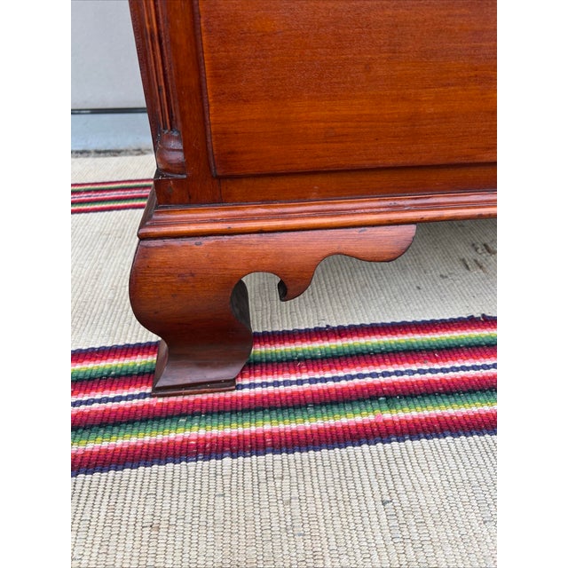 A Very Fine Antique Cherry Chippendale Tall Chest, Bucks County, Pa, Circa 1790s For Sale - Image 12 of 12