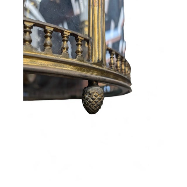 Early 20th Century Large Petit Trianon Style Hanging Lantern For Sale - Image 4 of 7