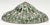 Mid-20th Century 20'' Tiffany-Style Leaded Green Slag Glass Lotus Leaf Lamp Shade For Sale - Image 15 of 18
