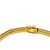 1970s Italian 14k Gold Diamond Flexible Bangle Bracelet For Sale - Image 9 of 12