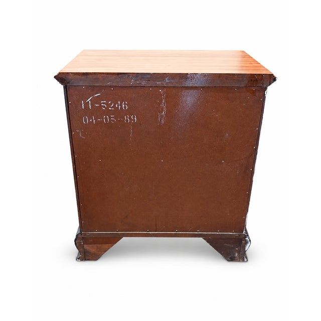 Mid 20th Century Ethan Allen Navy Blue Painted Four-Drawer Chest For Sale In New York - Image 6 of 8