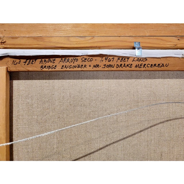 Ben Abril - the Iconic Pasadena Suicide Bridge - Oil Painting For Sale - Image 11 of 12