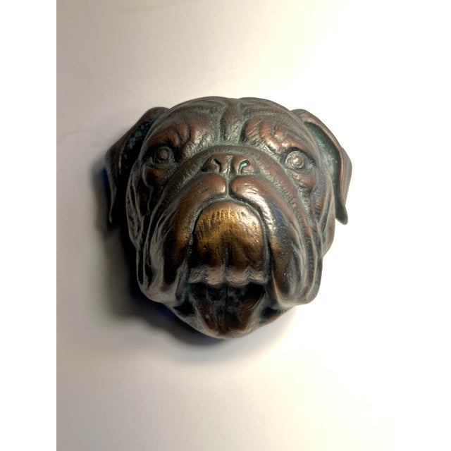 Mid 20th Century Solid Bronze Door Knocker For Sale In Los Angeles - Image 6 of 12