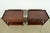 Brown Baker Furniture Historic Charleston Chippendale Carved Mahogany Rolling Buffet Servers, Pair For Sale - Image 8 of 11