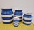 T. Green 1930's T. Green Cornish Ware Blue and White Ceramic Canister - Set of 4 For Sale - Image 4 of 12