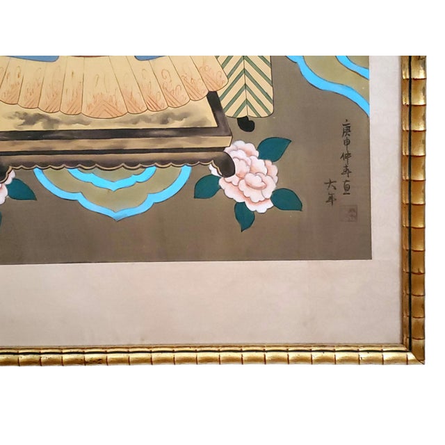Painting Pair Chinese Ancestral Portraits Extra Large For Sale - Image 15 of 18