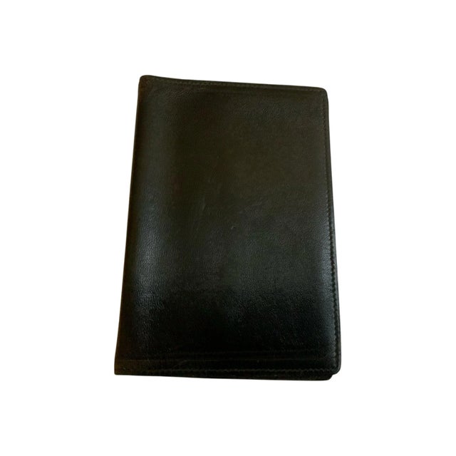 Hermes Black Leather Agenda Cover For Sale In Palm Springs - Image 6 of 6