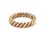 Mid 20th Century Mid 20th Century Bvlgari Tubogas 18k Tri-Color Gold Band Ring Size 6.5 For Sale - Image 5 of 7