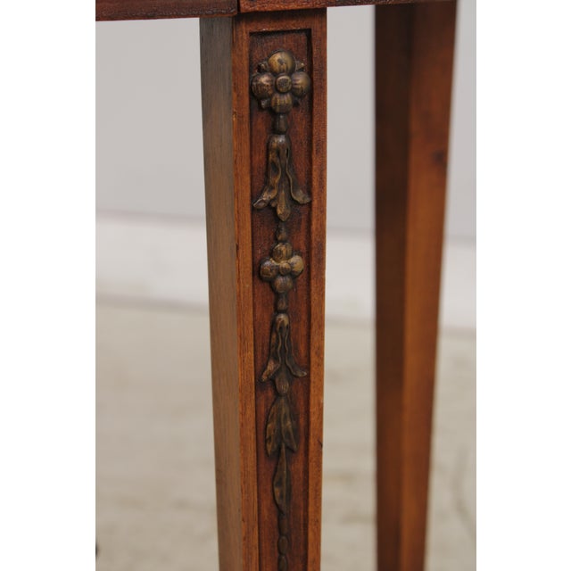 John Widdicomb Vintage Neoclassical Occasional Table For Sale - Image 14 of 16