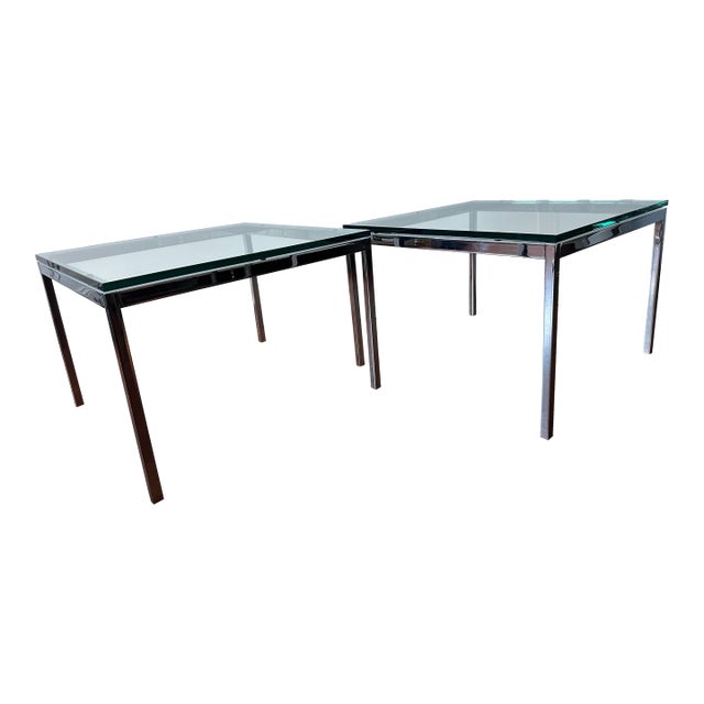 Florence Knoll Pair of Side Tables For Sale