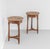 Late 19th Century Oak Occasional Side Tables with Marble Tops from Gillows, 1893, Set of 2 For Sale - Image 3 of 16
