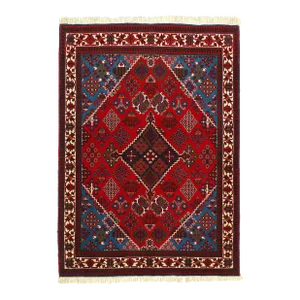 1970s Vintage Fine Hand Knotted Persian Joshegan Rug