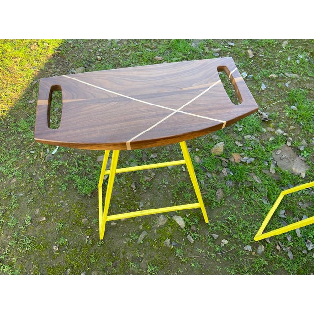 Robert Tronk Stools Set Set of 3 For Sale - Image 10 of 12