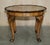 Hand Carved Burr Walnut Coffee Cocktail Table with Cabriole Legs For Sale - Image 3 of 18