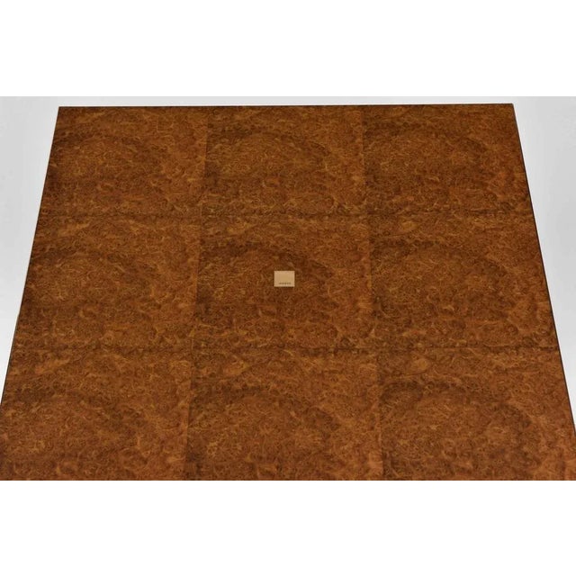 Amboyna & Gold Hallmarked Coffee End Table from Silverlining Workshops For Sale - Image 4 of 11