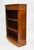 Walnut Bookcases with Open Front & Sheraton Inlay, Set of 2 For Sale - Image 3 of 15