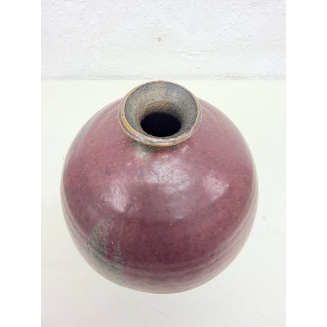 Purple Studio Ceramics Vase by Elke & Elmar Kubicek, 1960s For Sale - Image 8 of 14