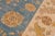 1990s Bohemien Ziegler Blue Ivory Hand-Knotted Wool Rug - 8'11'' X 11'9'' For Sale - Image 4 of 8