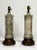 Early 1900s French Neoclassical Reverse Painted Églomisé Lamps, Pair For Sale - Image 4 of 12