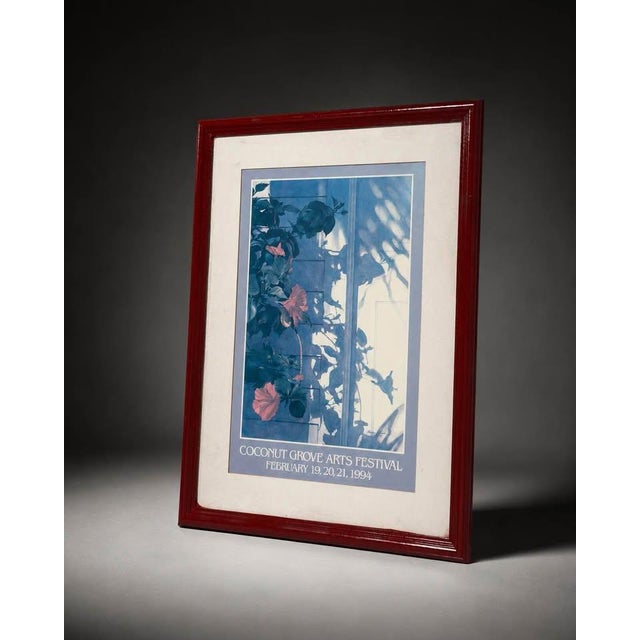 Arts & Crafts Vintage 1994 Coconut Grove Arts Festival Framed Poster For Sale - Image 3 of 5