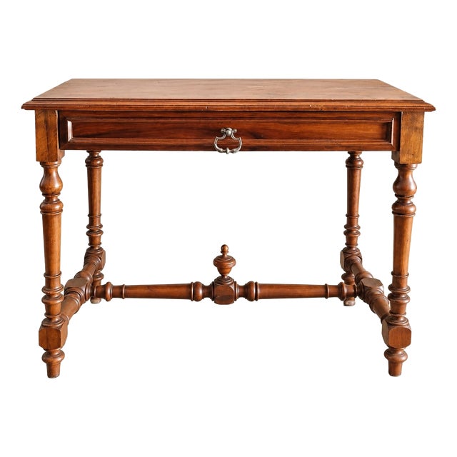 Vintage Walnut Desk, 1800s For Sale