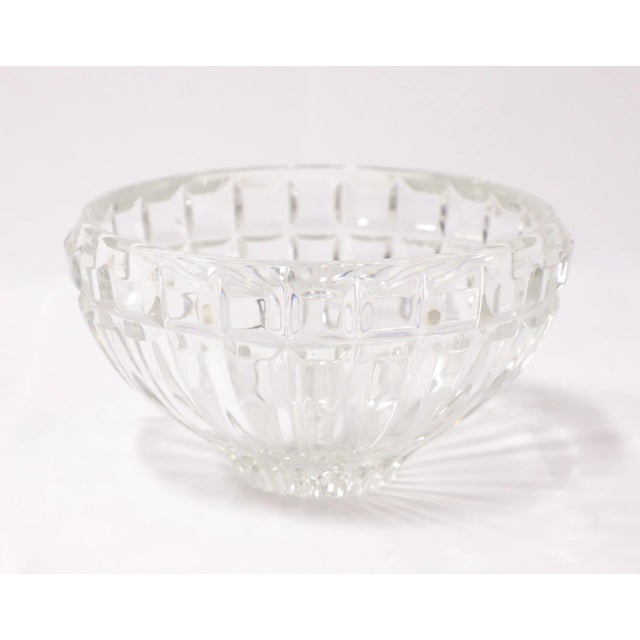 Transparent Late 20th Century Crystal Bowl - C For Sale - Image 8 of 8