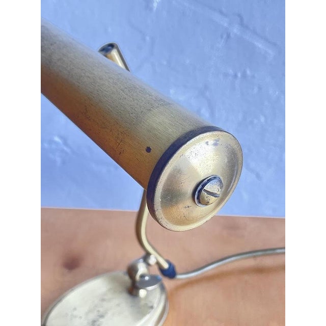 Mid-Century Modern Pfäffle Brass Table Lamp, Germany, 1960s For Sale - Image 6 of 10