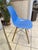 DSW Chair in Turquoise Blue Fiberglass and Oak by Charles and Ray Eames for Herman Miller, 1950s For Sale - Image 9 of 12