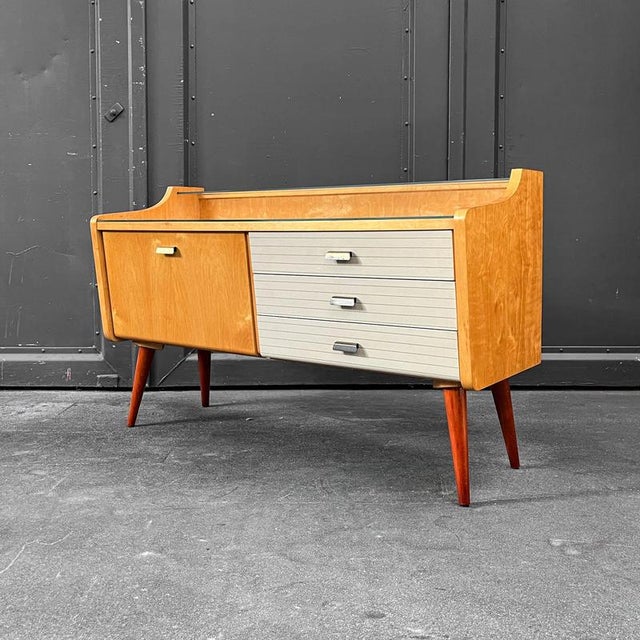 Small Mid-Century Modern Sideboard, 1960s For Sale - Image 4 of 18