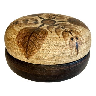 Large Studio Ceramic Lidded Box by Peter Müller for Sgrafo Modern, Germany, 1970s For Sale