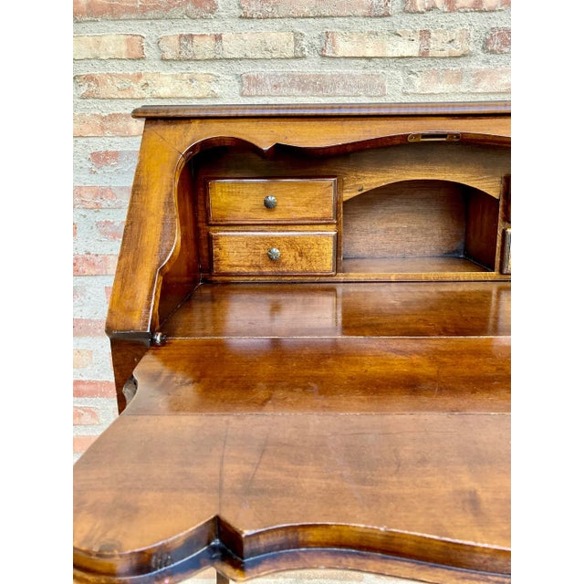 Louis XV Style Folding Desk with One Drawer, 1950s For Sale - Image 11 of 13