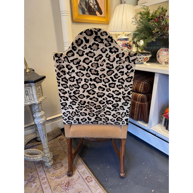 Wood Antique French Walnut Chair For Sale - Image 7 of 7