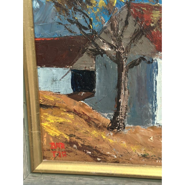 Bartja Björklund, Barn, 1960s, Oil on Panel, Framed For Sale - Image 15 of 18