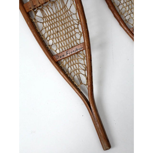 Vintage Ca Lund Snowshoes For Sale - Image 6 of 13