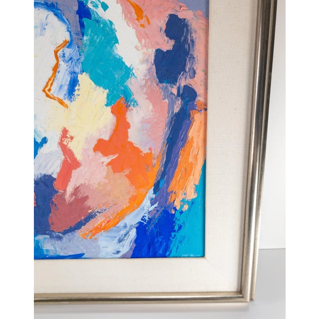 1990s 1990's Contemporary Modern Abstract Painting by Corrie McCallum of Charleston For Sale - Image 5 of 12