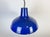 Blue Industrial Blue Enamel Factory Pendant Lamp, 1960s For Sale - Image 8 of 17