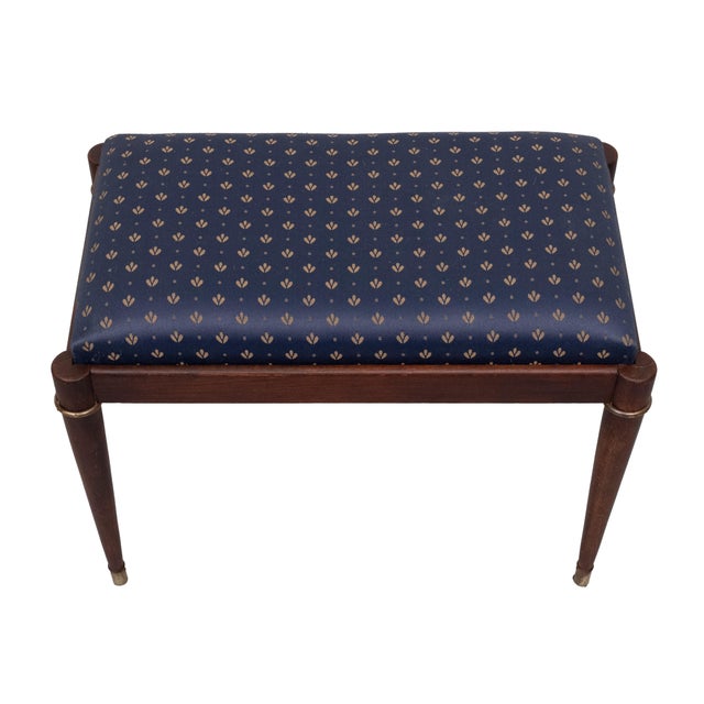 Stool Ottoman Classic, France, 1950s For Sale - Image 6 of 8