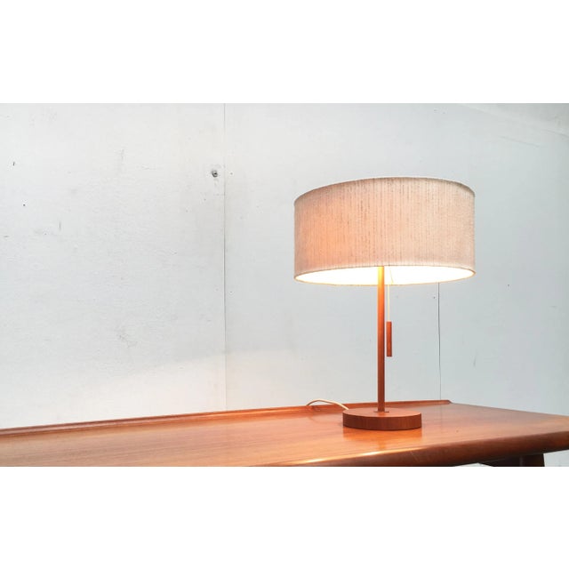 Mid-Century Type 25 Teak Table Lamp from Temde For Sale - Image 9 of 18