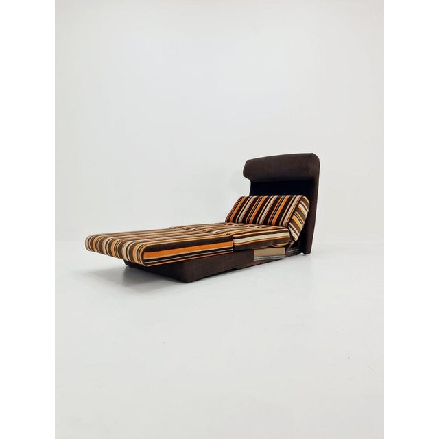 Space Age German Singel Couch Extendable to Bed, 1970s For Sale - Image 7 of 11