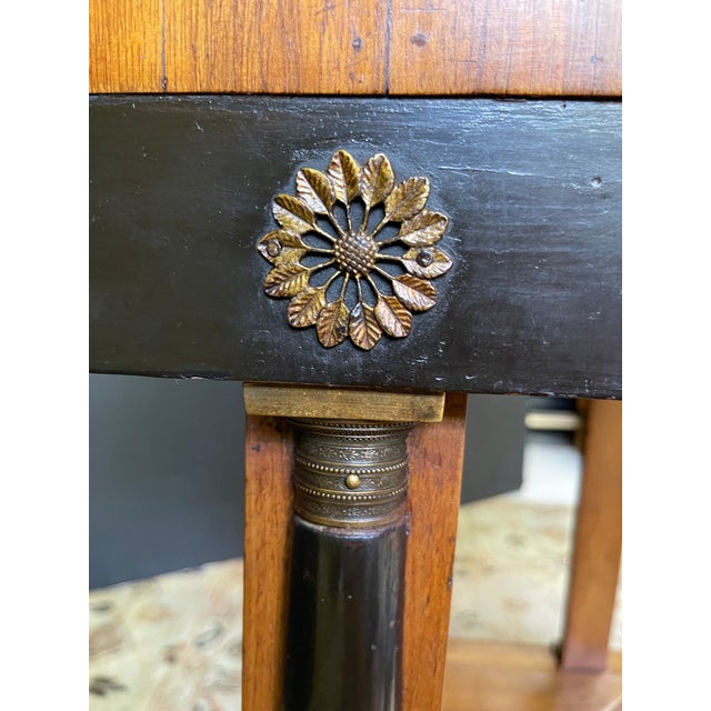 Italian Neoclassical Writing Table, 19th Century For Sale - Image 12 of 13