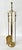 Traditional 1980s Set of Federal Style Solid Brass Fireplace Piece Tools For Sale - Image 3 of 14