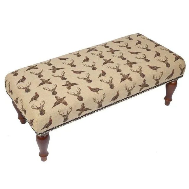 English 00 Highland Beige Regular Stool For Sale - Image 3 of 3